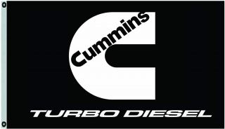 Cummins Banner Flag Turbo Diesel Engine Garage Mechanic Trucks 3x5ft Banner