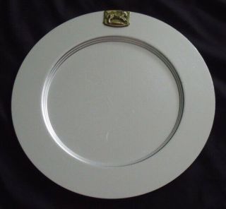 Vintage Kensington Aluminum Zodiac Plate - Brass Ram - Aries