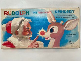 Vintage 1977 Rudolph The Red Nosed Reindeer Board Game Complete