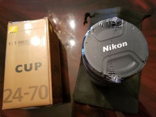 BRAND -,  Nikon 24 - 70mm f/2.  8G ED Nano Lens Drinking Cup 3