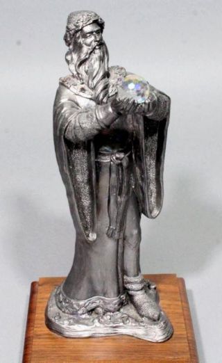 Michael Ricker Pewter The Wizard Of Fall " Steve " Collectible Figurine 484
