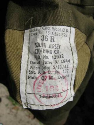 Ww2 Us Army Officer Style Ike Jacket Id 