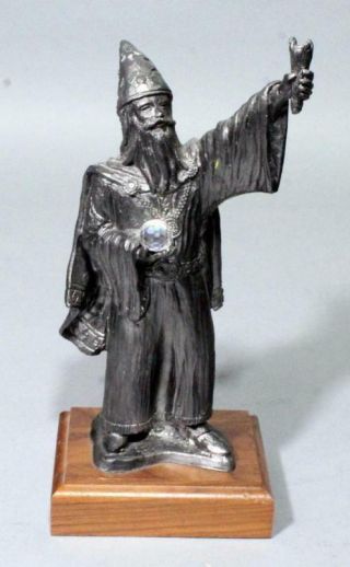 Michael Ricker Pewter The Wizard Of Summer " David " Collectible Figurine 863