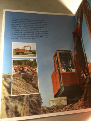 Bantam Koehring C - 475 Hydraulic Hoe,  Excavator Sales Brochure (Sales Booklet) 3