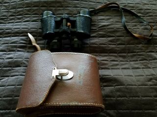 Vintage Binoculars Sperber Wetzlar With Leather Case Made In Germany 8 X 30.