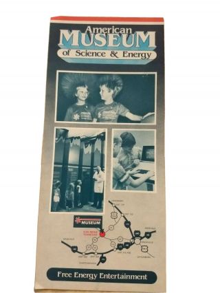 Vintage Brochure: American Museum Of Science & Energy Oak Ridge,  Tennessee