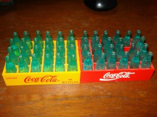 2 Coca Cola Coke Mini Case Of 24 Bottles Miniature