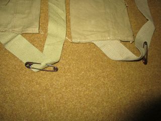 TWO US ARMY CLOTH BANDOLIERS WITH SAFETY PINS 2