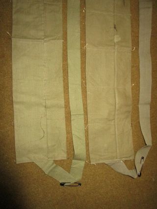 TWO US ARMY CLOTH BANDOLIERS WITH SAFETY PINS 3