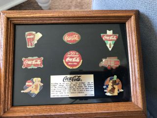 Coca Cola Pin Set Limited Edition 237 Of 1000 50th Anniversary
