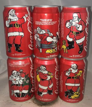 Coca - Cola Can - Usa - Christmas Set 1990