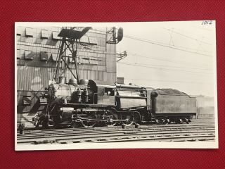 Rppc Postcard Delaware Lackawanna & Western Railroad Locomotive 1012 Hoboken Nj