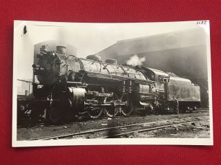 Rppc Postcard Delaware Lackawanna & Western Railroad Locomotive 1132 Hoboken Nj