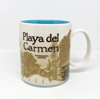 Starbucks Coffee Playa Del Carmen Mexico Global Icon Collector Series Mug