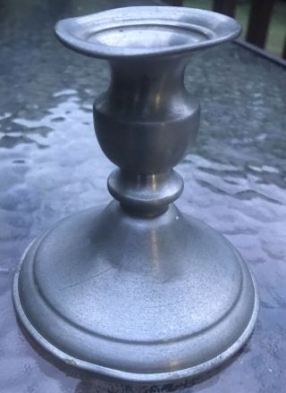 Vintage Weighted Leonard Pewter Candle Sticks Holders,  Made In Bolivia