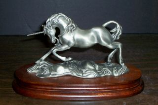 1971 - 78 Chilmark Pewter Unicorn Signed R Sylvan Ex U S