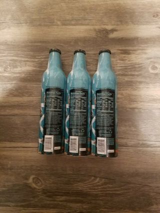3 HALO 3 MOUNTAIN DEW GREEN LABEL ART GAME FUEL FULL ALUMINUM BOTTLES BY PEPSI 3
