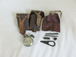 Soviet Russian Mosin Nagant 91 - 30 Ammo Pouch / Cleaning Kit & Double Oiler