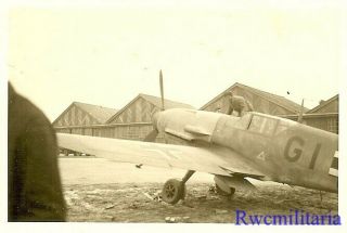 BEST Luftwaffe Airmen Posed on Me - 109 Fighter Planes (GI,  ??) on Airfield 2