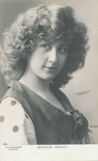 Bonnie Magin Real Photo Pc – American Stage Actress,  Model,  Singer,  Dancer - Udb