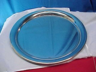 Mib Cartier Pewter 11 " Serving Tray - Charger