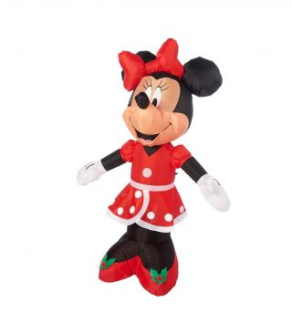 Disney Minnie Mouse 5 Ft Airblown Christmas Inflatable Ind Outdoor Decoration