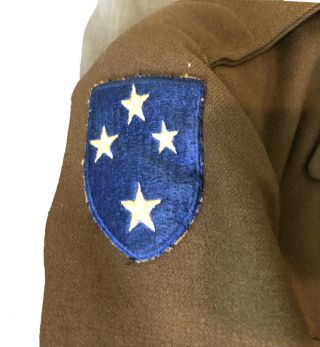 US WW2 Ike Jacket Uniform Americal Named Pacific Theater 2