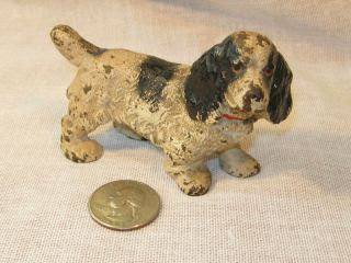 Antique / Vintage Figurative Cast Iron Toy Dog Or Paperweight