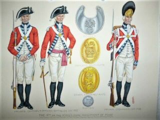 Watercolour,  Revolutionary War Officers Uniforms,  Charles C.  Stadden 8
