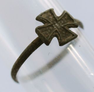 Wwii German Ring Iron Cross Ww2 Or Ww1 Wwi Germany Soldier 