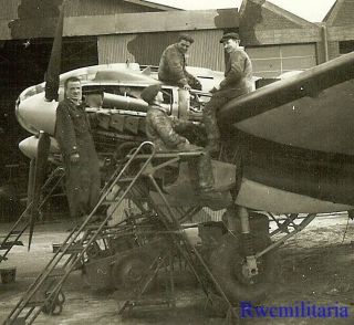 Best Luftwaffe Mechanics On He - 111 Bomber Engine By Camo Hangar