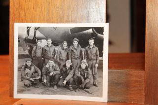 1944 Wwii Us Army Air Force Photo 3 " X5 " 398th Bombardment Group B - 17 Crew