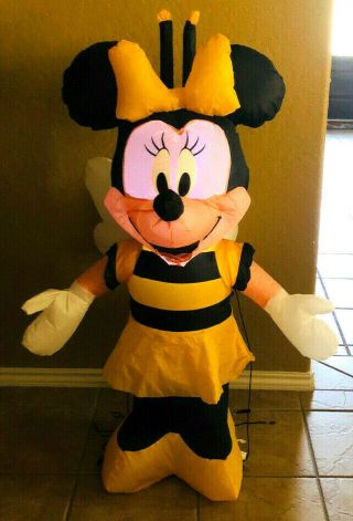 Disney Minnie Mouse Bumble Bee Halloween Airblown Inflatable 3.  5 