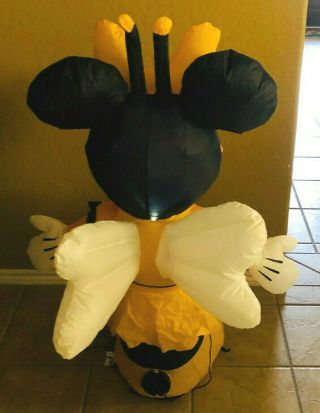 DISNEY MINNIE MOUSE BUMBLE BEE HALLOWEEN AIRBLOWN INFLATABLE 3.  5 ' - 2