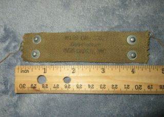 Wwii Us M1 Helmet Liner Early Type Non - Adjustable Nape Strap