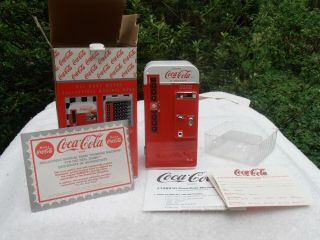 - 1994 Coca Cola " Vendo " Coke Machine Musical Bank - With Paperwork