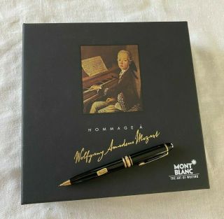 Montblanc Meisterstuck Mozart 117 Mechanical Pencil Pen Boxed Hommage A Mozart