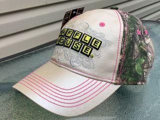 Rare Waffle House Pink/ivory Sparkly Ladies Hat