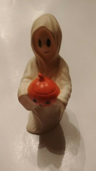 Rare Vintage 1966 Holland Hall Halloween Rubber Squeak Toy Ghost Jack O Lantern