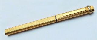 Cartier Vendome Trinity Gold Plated Ballpoint Pen Vintage