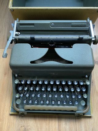 Vintage Hermes 2000 Typewriter Made In Switzerland