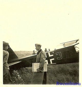 Best Wehrmacht Officer Boarding Luftwaffe Fi.  156 Storch Recon Plane (1)
