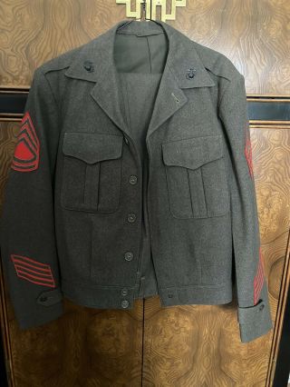 Wwii Ike Jacket,  Shirt,  Pants High Rank Officer Outfit