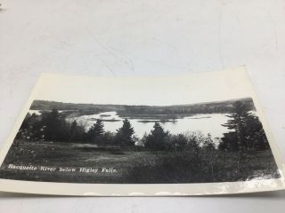 Colton Ny Real Photo Postcard Picture Rppc Early 1900s Higley Falls Racquette Rv