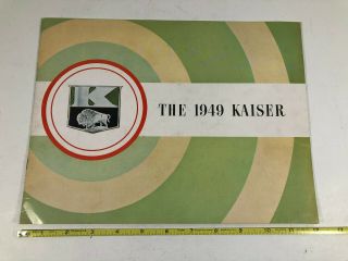 1949 Kaiser Frazer Car Dealer Sales Brochure