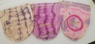 Set Of 3 Unique Crown Royal Tie Dye Bags (750 Ml)