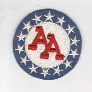 Ww 2 Us Army 14th Anti Aircraft Artillery Command Wool Patch Inv J236