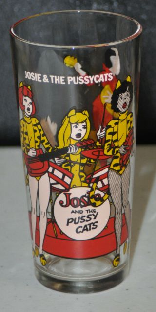 1977 Pepsi Hanna - Barbera Josie & The Pussycats Collector Series Glass 6 - 5/16 "