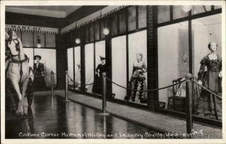 1953 Rppc Seattle,  Wa Costume Corner,  Museum Of History And Industry King County