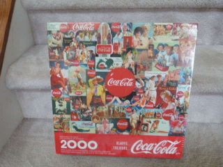 Vintage 1998 Coca Cola " Always " Springbok 2000 Piece Puzzle Nib